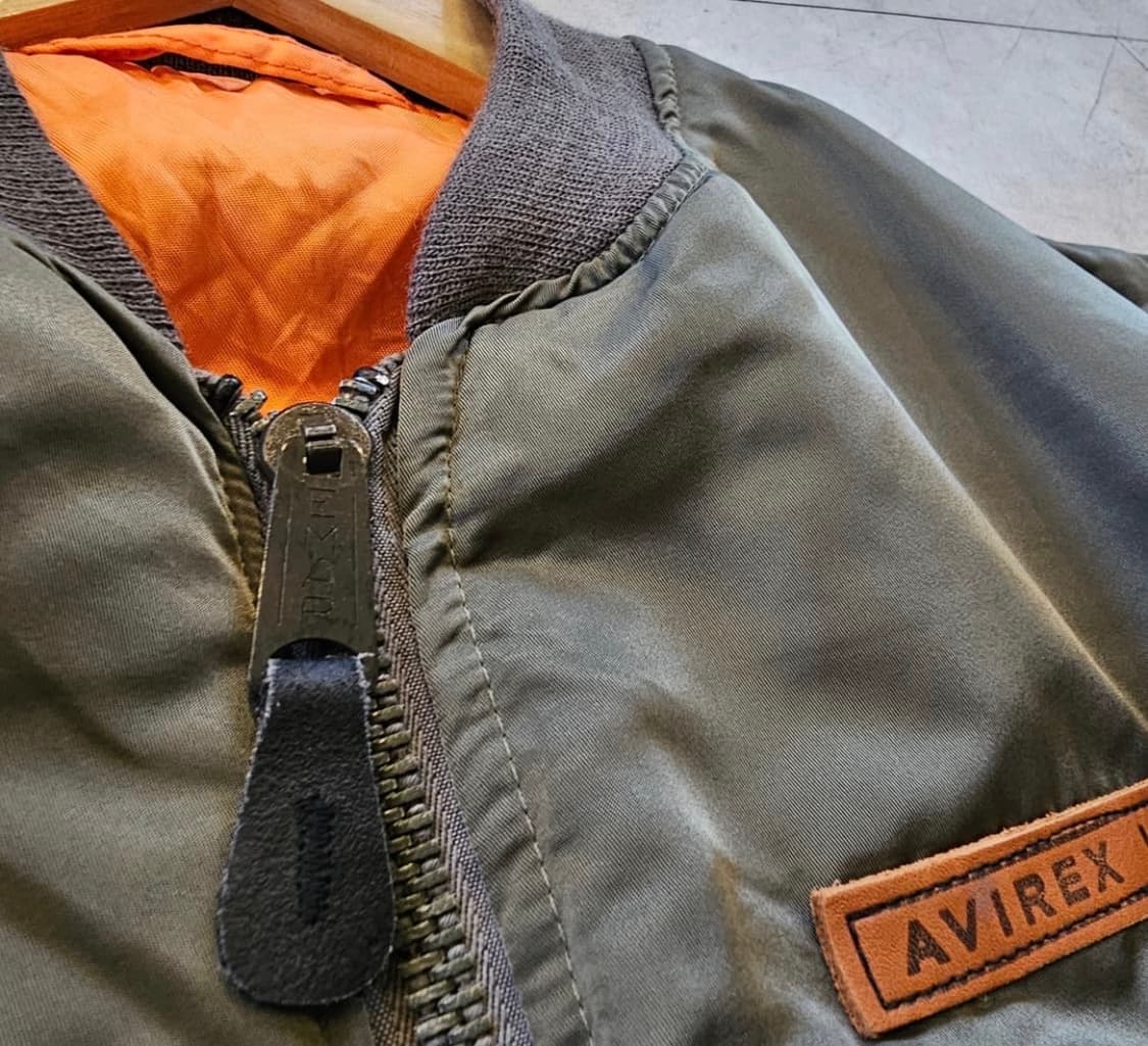 아비렉스 빈티지 ma-1 봄버 항공점퍼 L 상품이미지3