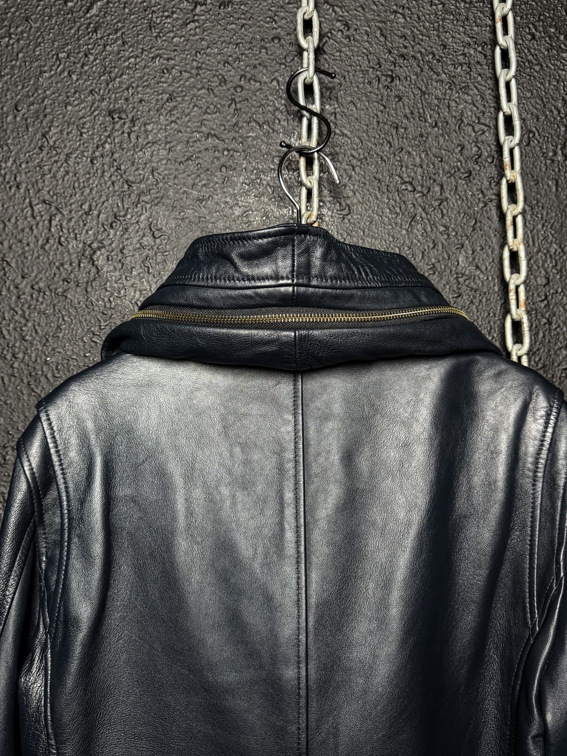 Katharine Hamnett - Hooded Leather Jacke 상품이미지10