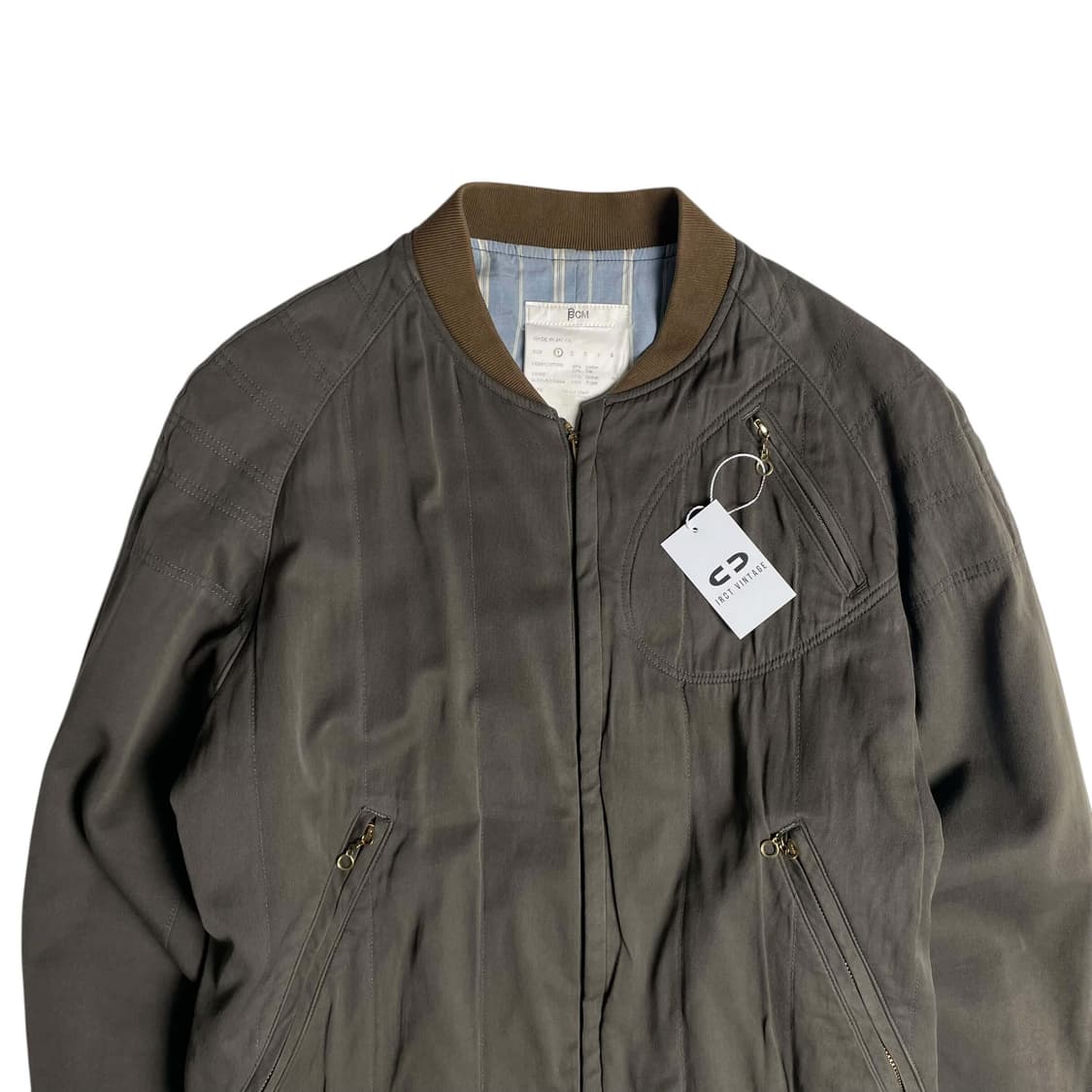 ppcm 스티치 포인트 코튼 실크 블렌드 자켓 상품이미지2