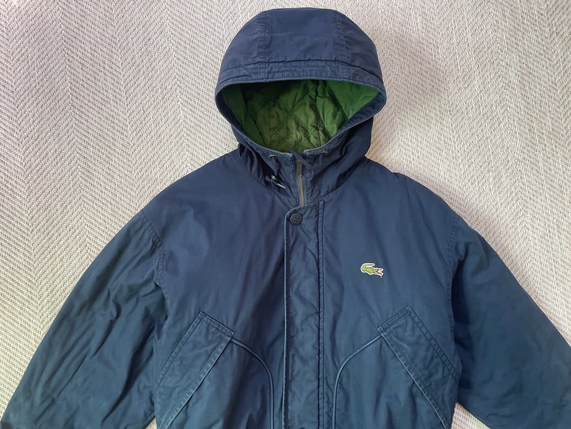 빈티지 lacoste 라코스테 후드 블루종 자켓 상품이미지10