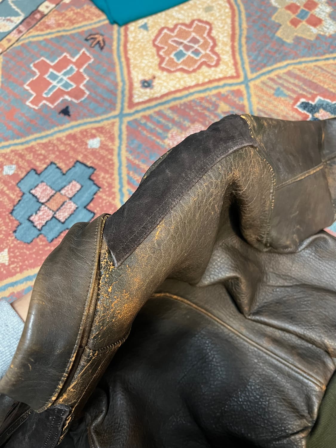 90‘s 아비렉스 밀리터리 패치워크 a-2 상품이미지5