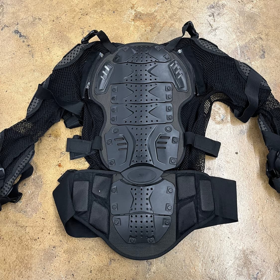 [정품] 블랙 오토바이 보호 조끼 바이크 상체 보호대 b10 상품이미지4