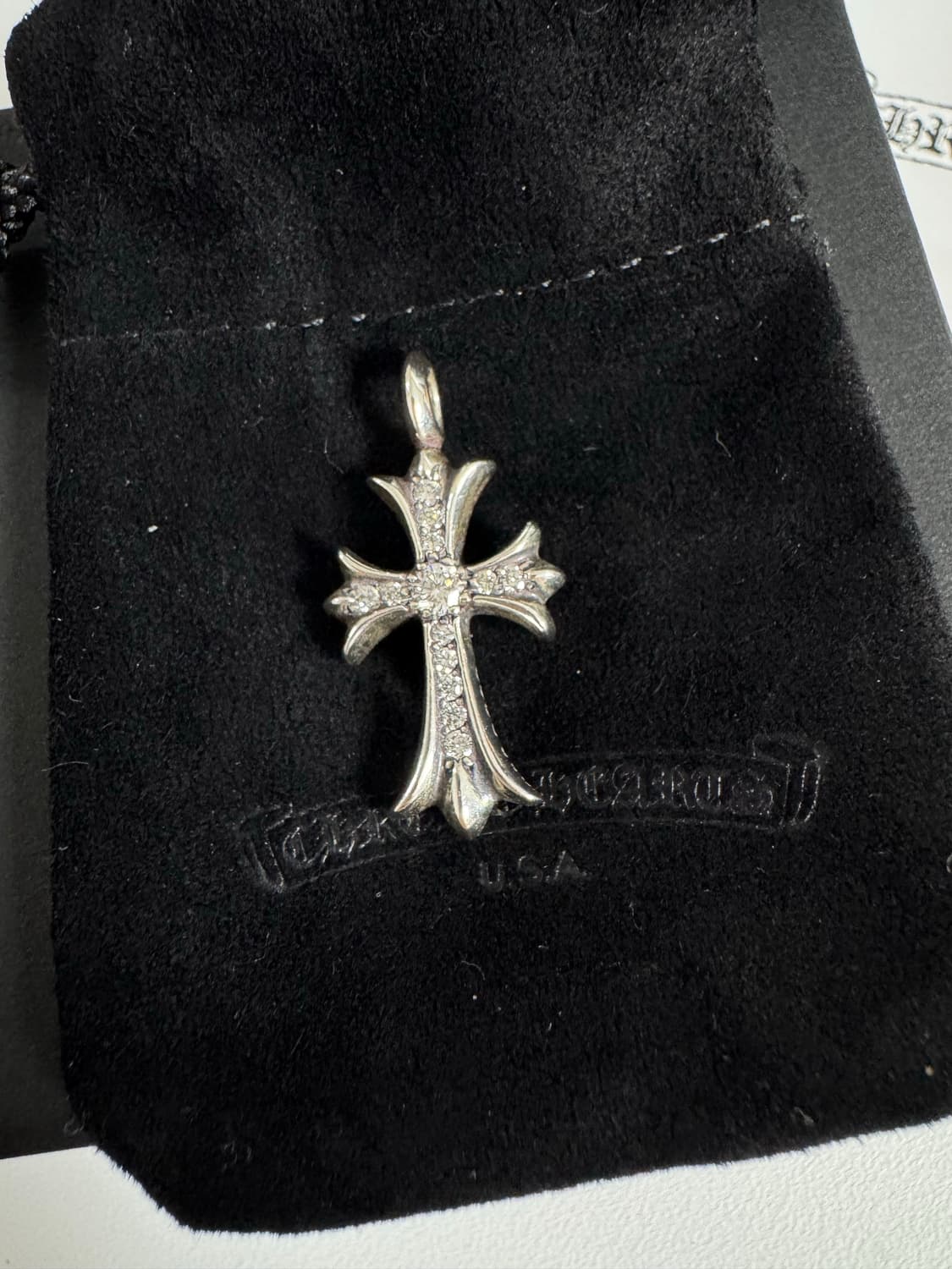 크롬하츠 타이니 크로스 실버 풀파베  상품이미지2