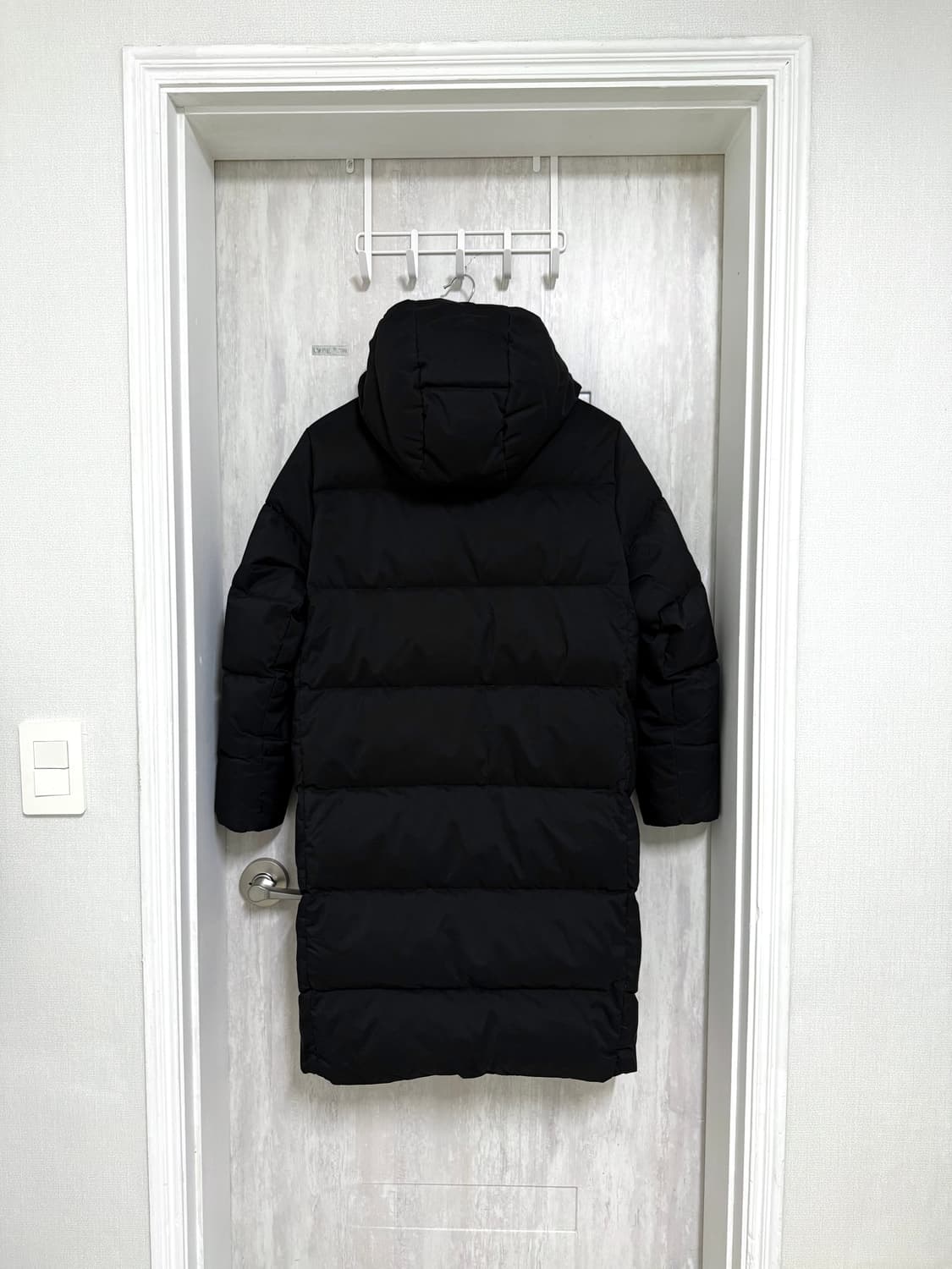 공용 90 S / 지프 덕다운 롱패딩 블랙 상품이미지6