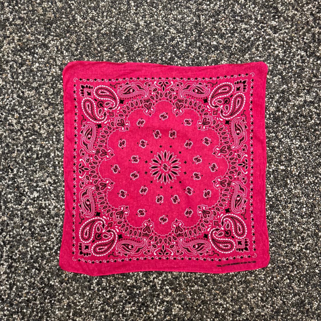빈티지 페이즐리 반다나 designed in USA (53x50cm)  상품이미지1