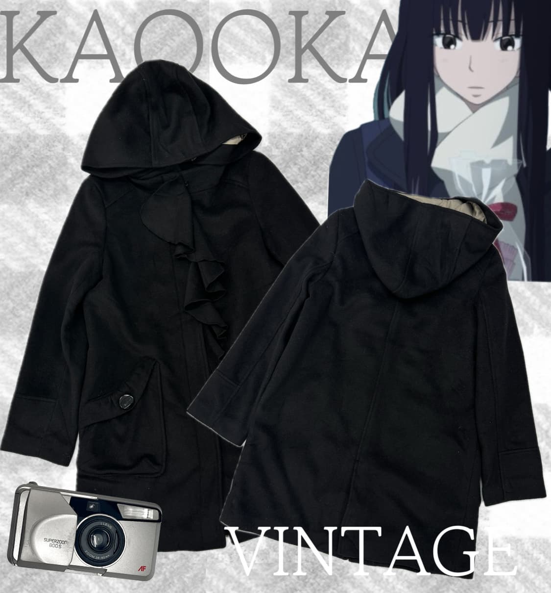 🖤사와코의 프릴 코트🖤MALLANI 지뢰계 고스로리 러블리 상품이미지1