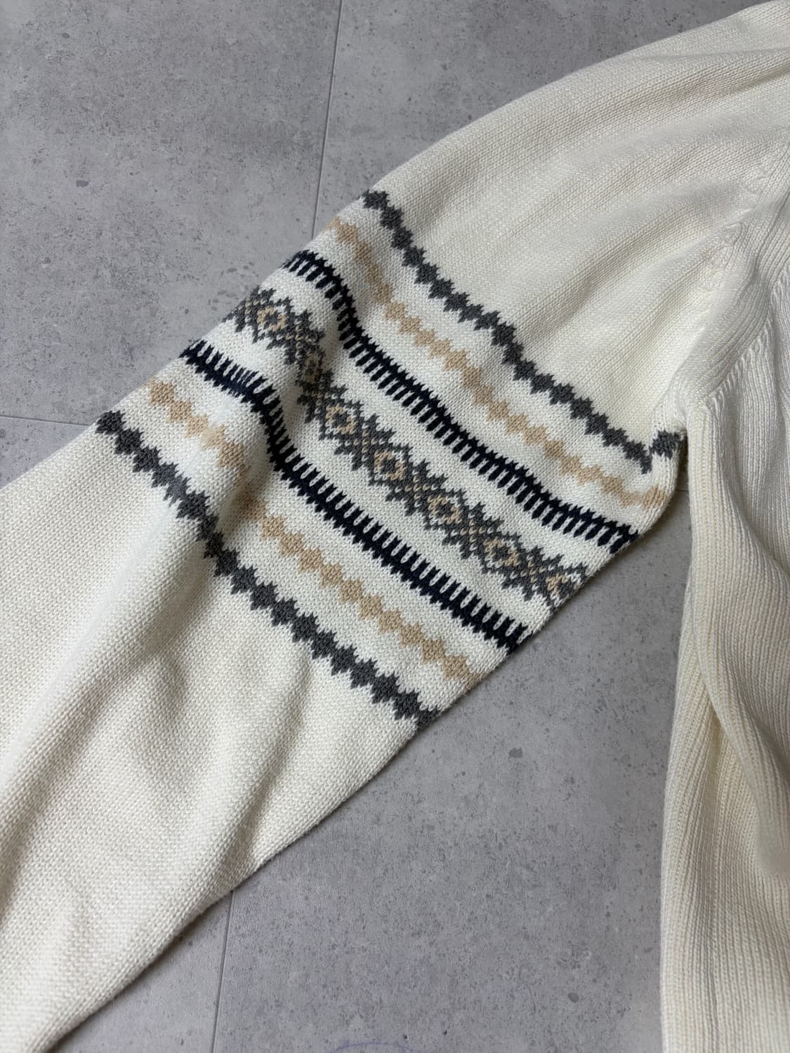 세인트존스베이 코튼 하프집 베이직 니트 상품이미지3