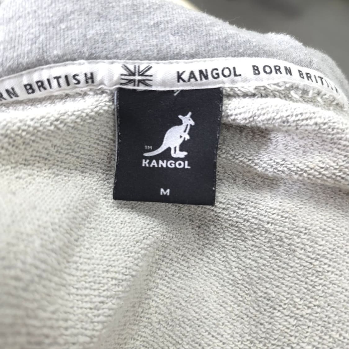 캉골 베이직 심볼 로고 그레이 후드집업 M 상품이미지6