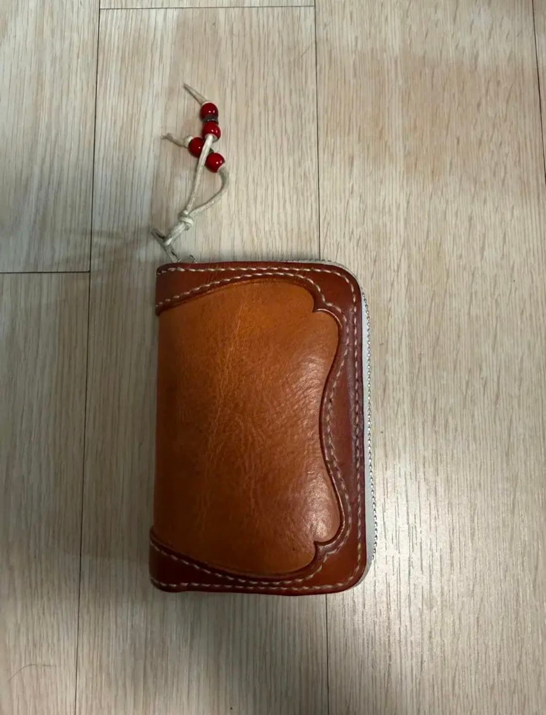 레더키메라 지퍼돌이 가죽 에이징반지갑 상품이미지1