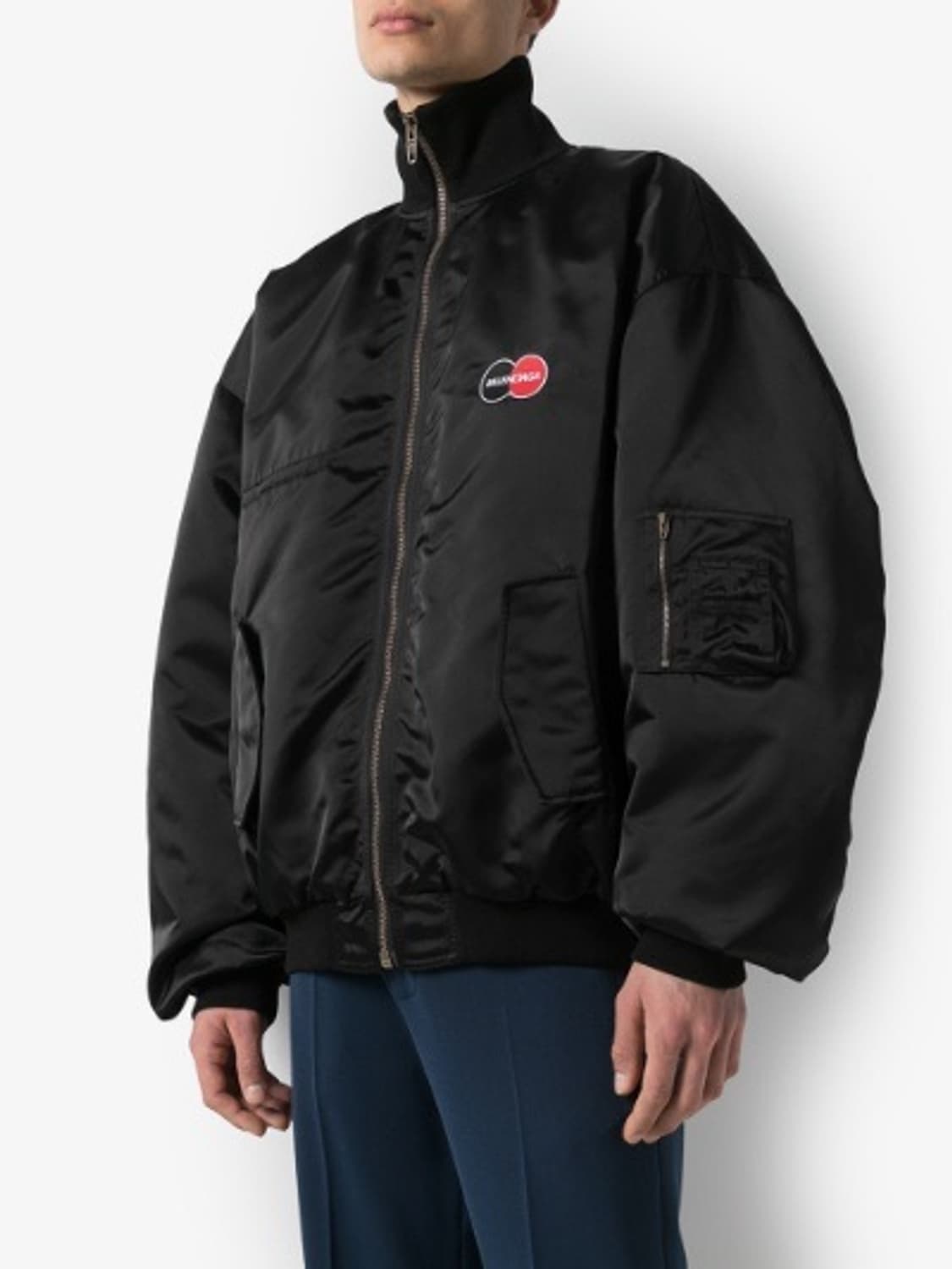 발렌시아가 마스터 로고 봄버 자켓 44 상품이미지2