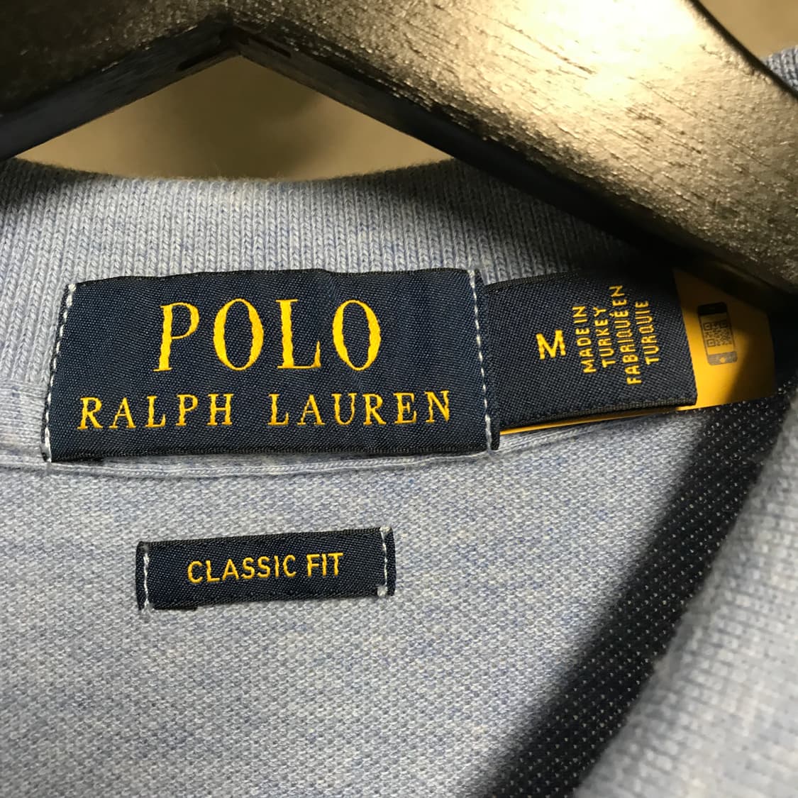 폴로 랄프로렌 QR PK 반팔 카라티 스카이블루 M 상품이미지5