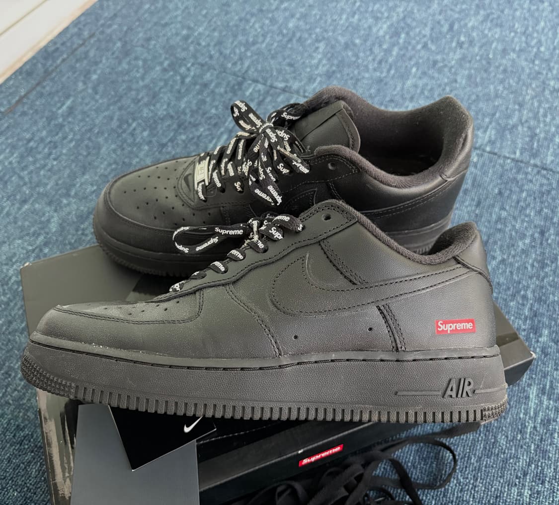 에어포스 슈프림 블랙 260 상품이미지3