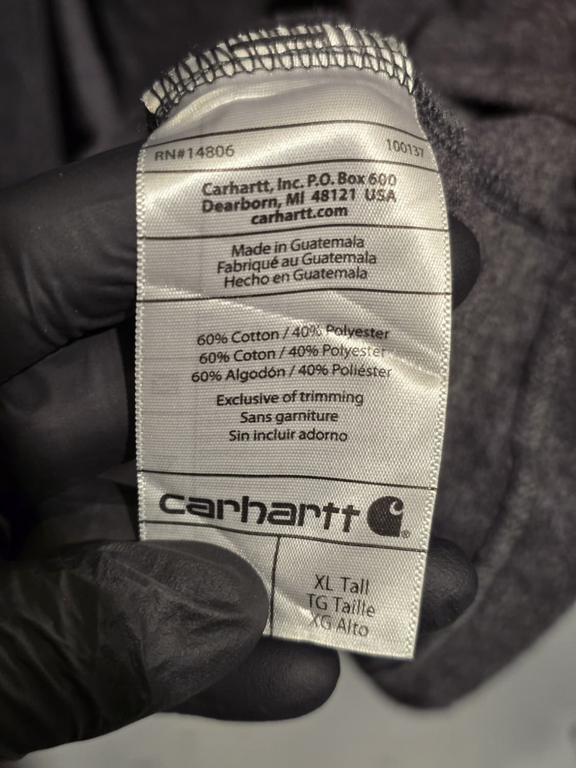 Carhartt Long Sleeve T-shirt 상품이미지4