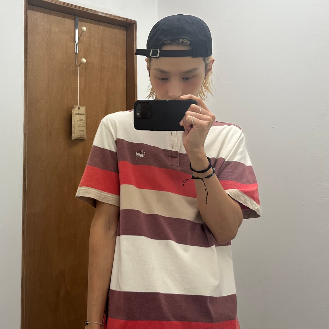 스투시 STUSSY 00s Border Polo T-shirt 상품이미지10