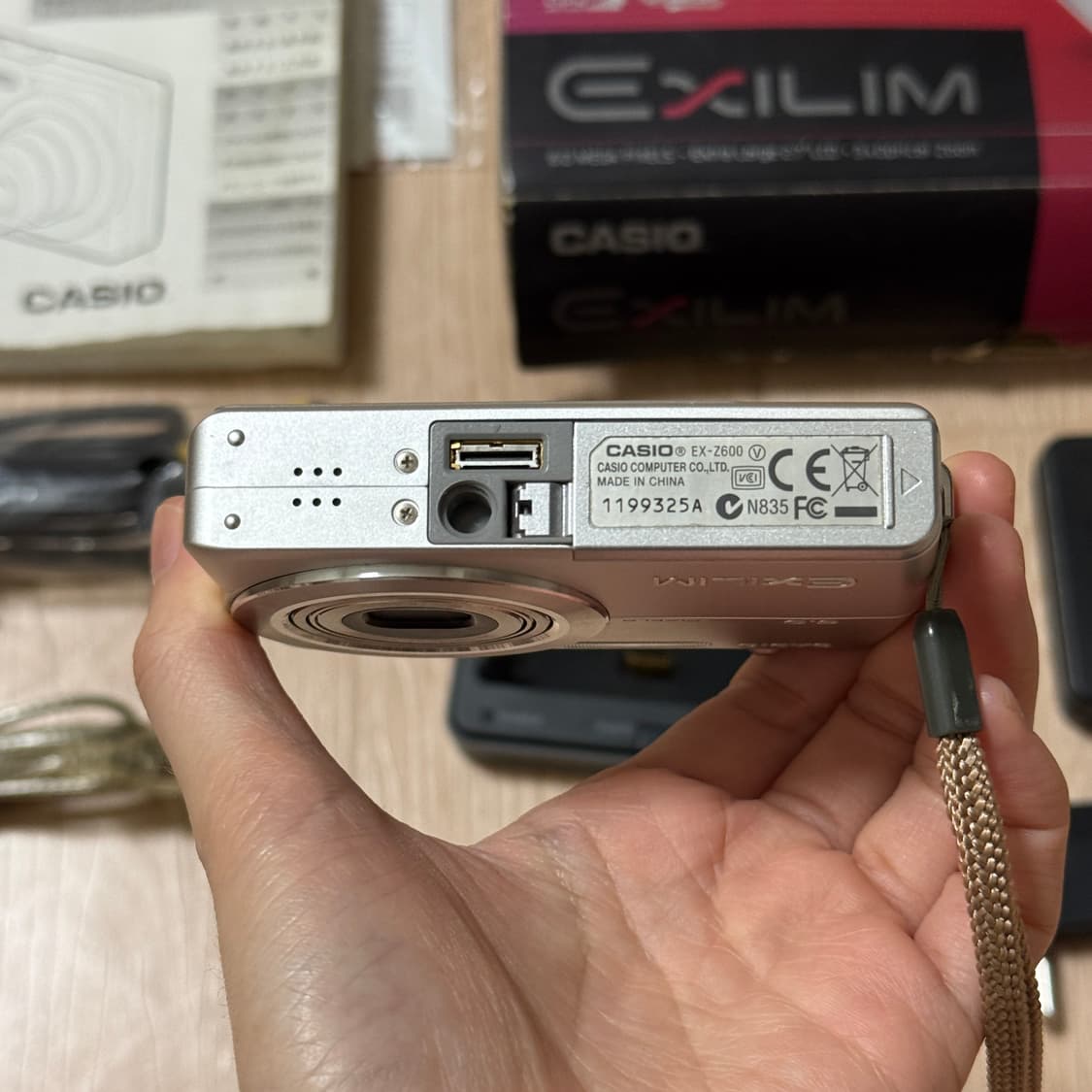 풀박스 CASIO EXILIM EX-Z600 카시오 엑슬림 실버디카 상품이미지6