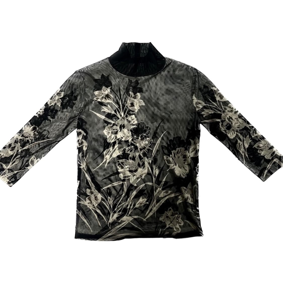 빈티지 리버시블 메쉬 7부 티 상품이미지1