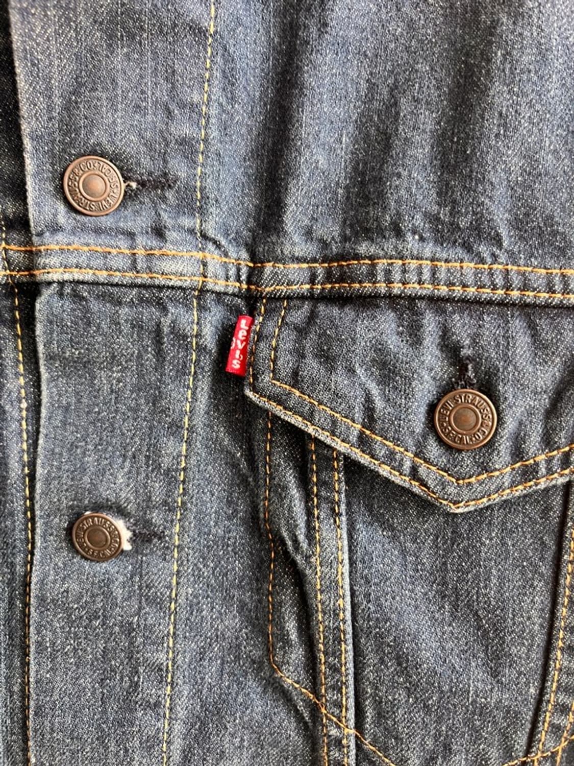 리바이스 데님포켓 청자켓(M) 상품이미지6