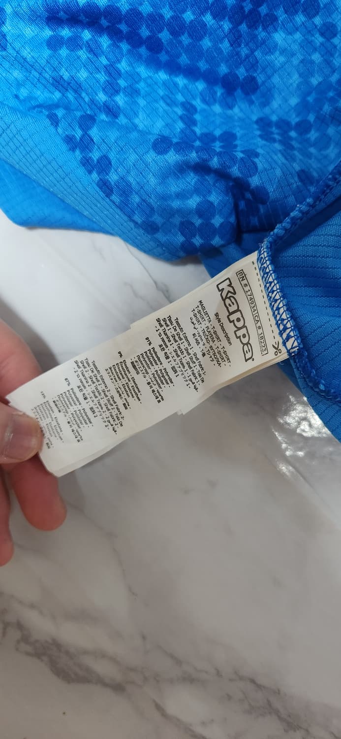 19-20 SSC 나폴리 홈 지급용 반팔 카파 유니폼 상품이미지8