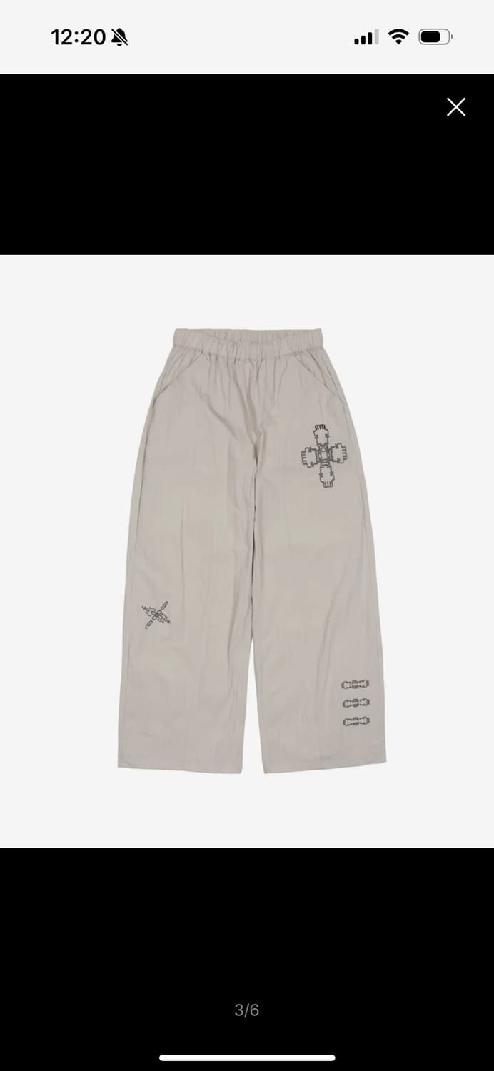 더콜디스트모먼트 TCM ethnic nylon pants (ivory) 상품이미지2