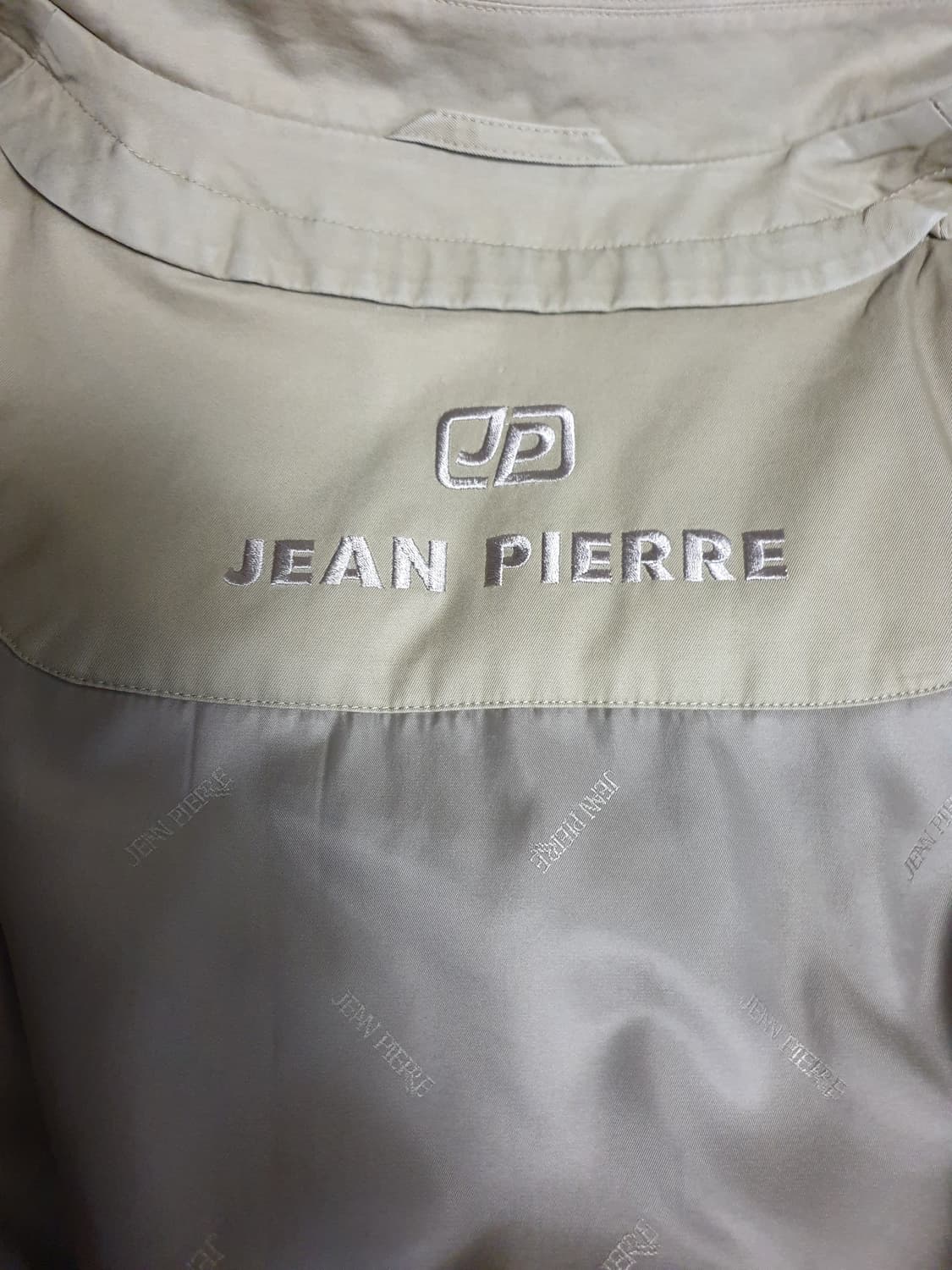 쟌피엘 오버핏 벨티드 코튼 발마칸 롱 트렌치코트 베이지 (F) 상품이미지3