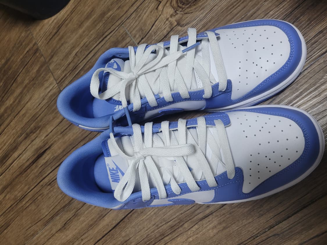 나이키 덩크로우 레트로화이트 폴라 블루 상품이미지1