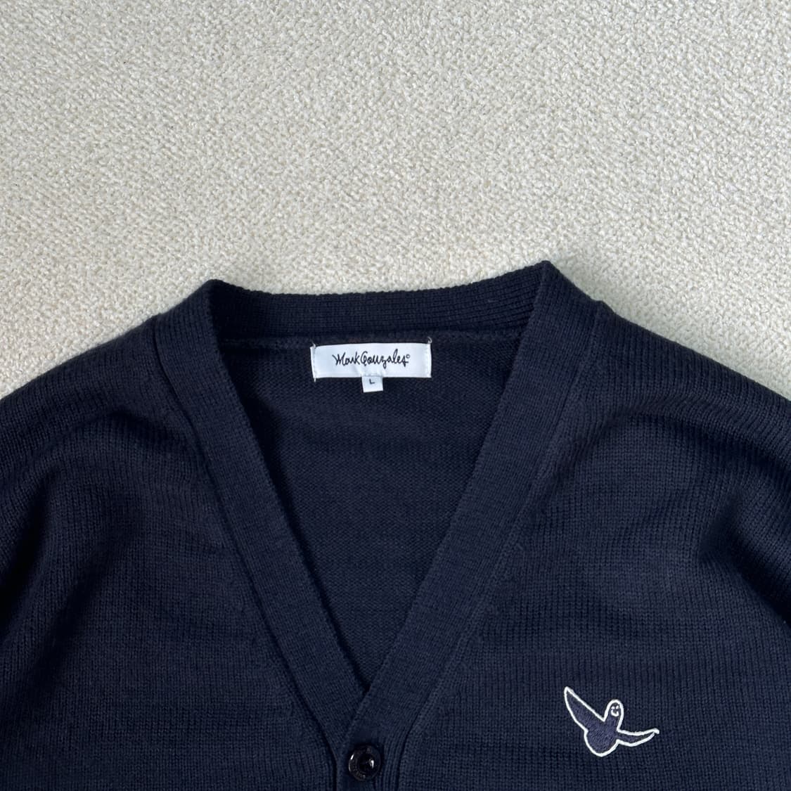 마크 곤잘레스 엔젤 와펜 브이넥 니트 가디건 상품이미지5