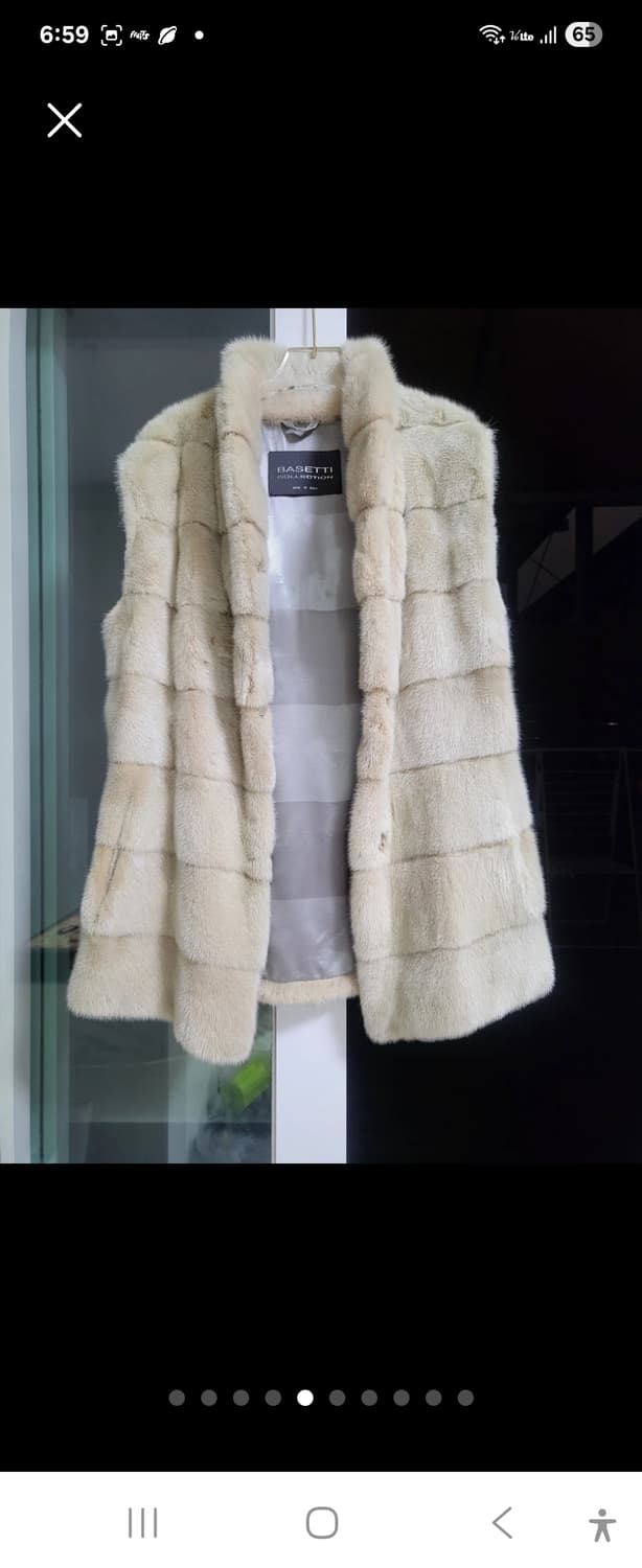 BASSETTI 이태리 명품브랜드 사가퍼 밍크 베스트 free 상품이미지5