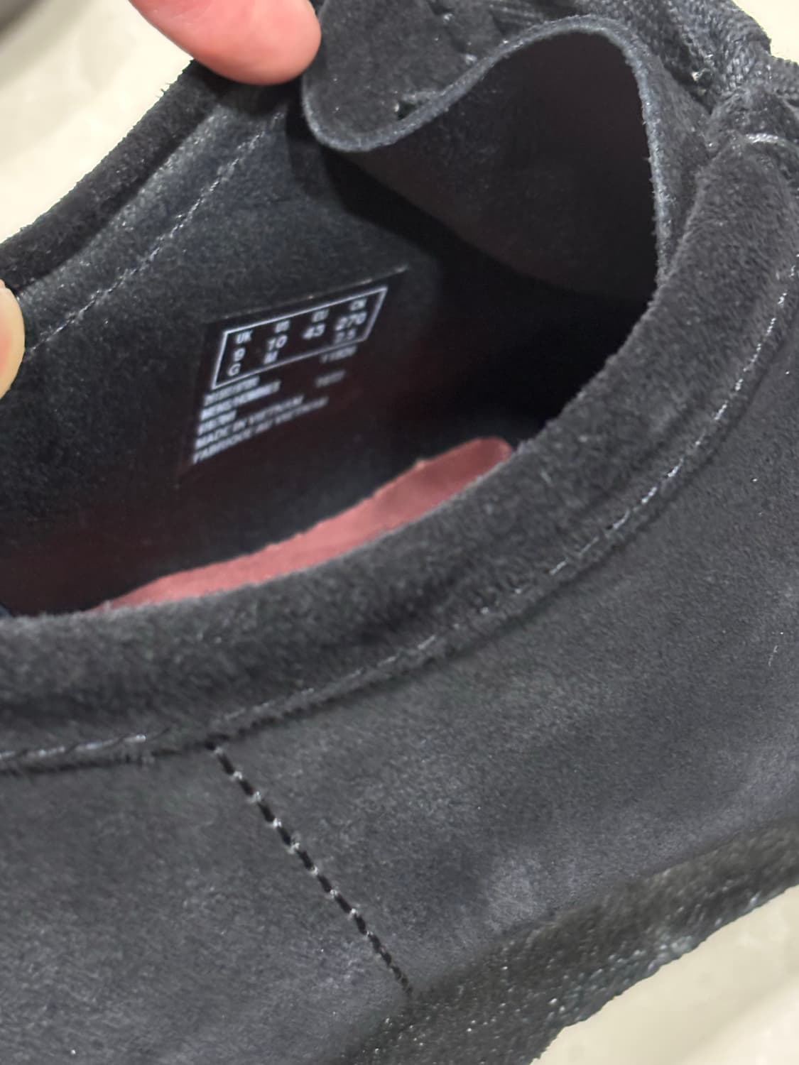 (uk9) 클락스 월라비 블랙 스웨이드 상품이미지7