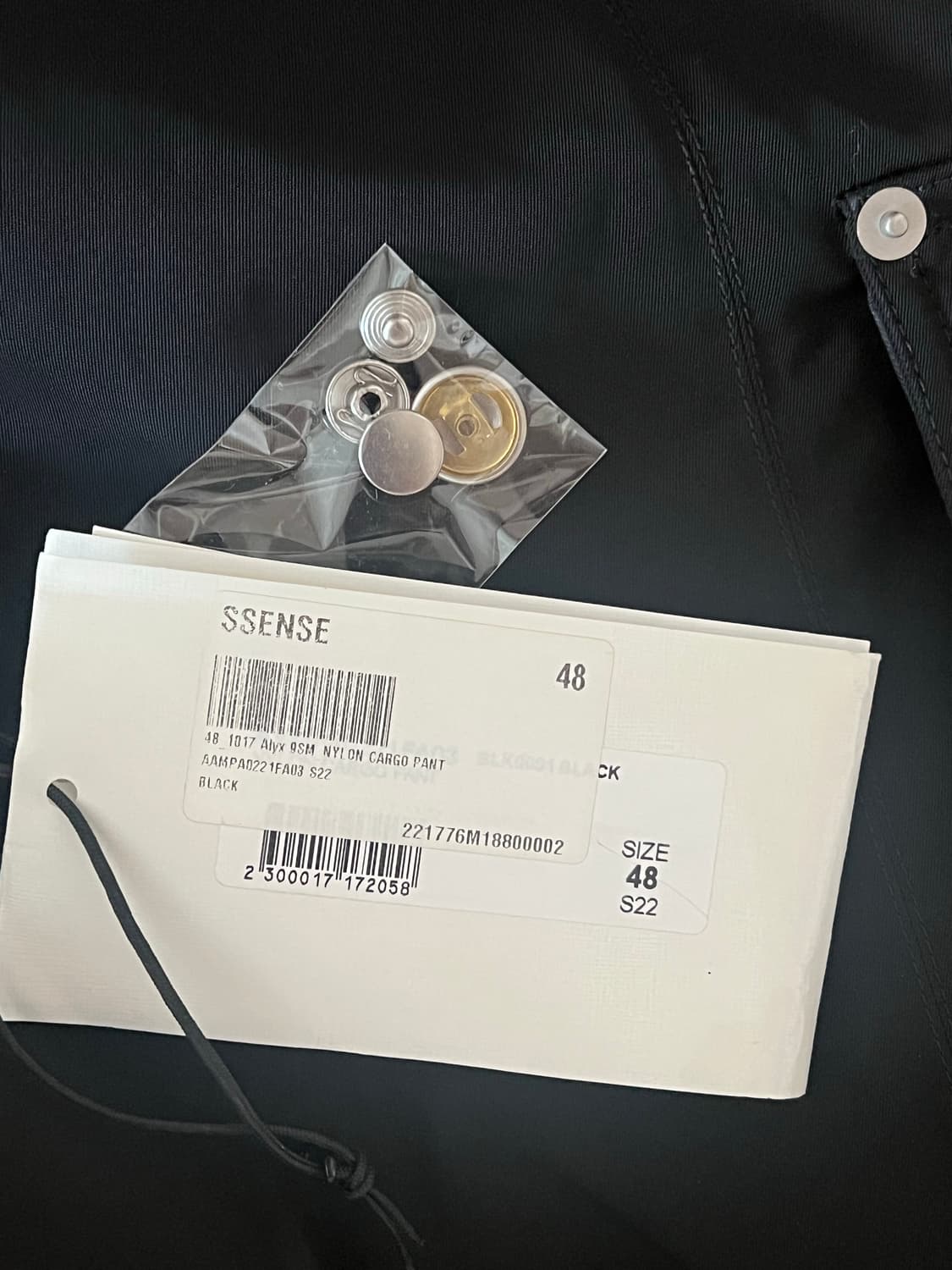 알릭스 리벳 카고 나일론 팬츠 48 상품이미지4