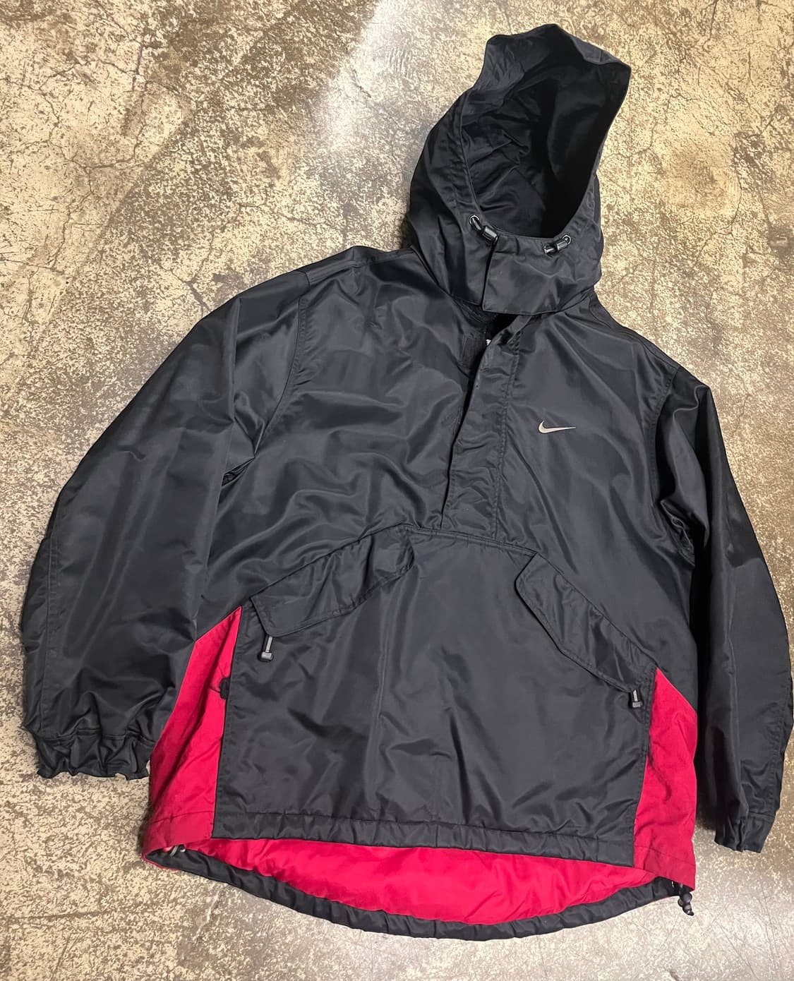 90s 나이키 블랙/레드 아노락 자켓 상품이미지2
