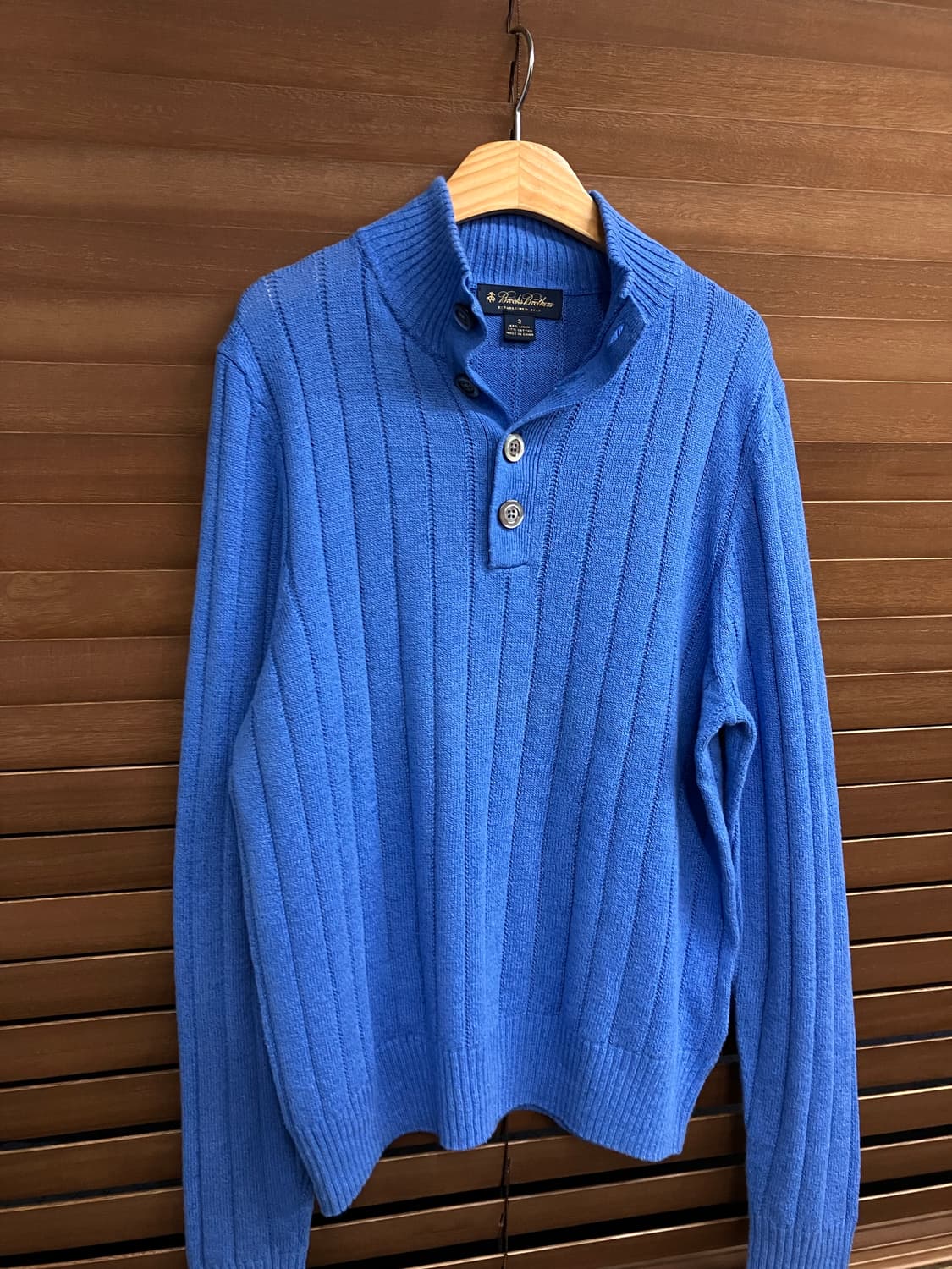 브룩스브라더스 케이블 버튼 집업 니트 상품이미지6