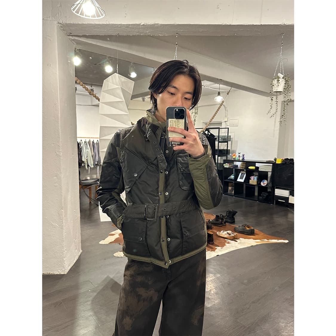 미하라 야스히로 패치워크 패딩 자켓 상품이미지6