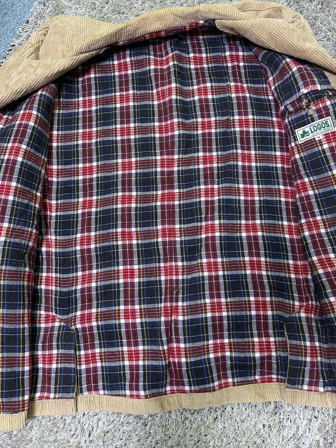 일본판 LOGOS 코듀로이 자켓 사이즈 105~110 상품이미지4