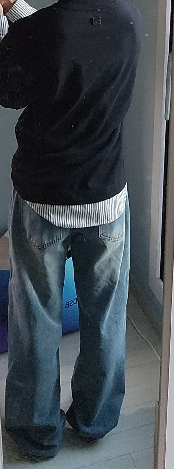 시스템옴므 롱슬리브 블랙/스트라이프 상품이미지3