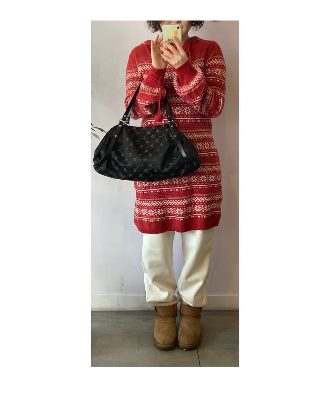 일본빈티지) 클로버 토트 숄더백 상품이미지7