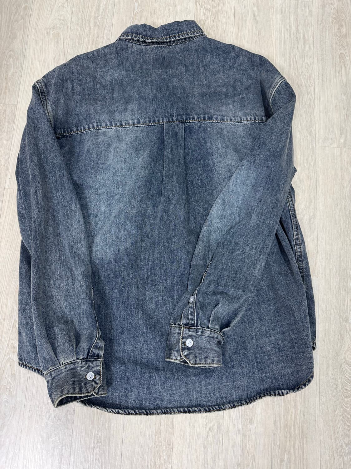 디미트리블랙 워시드 웨스턴 데님셔츠 상품이미지2