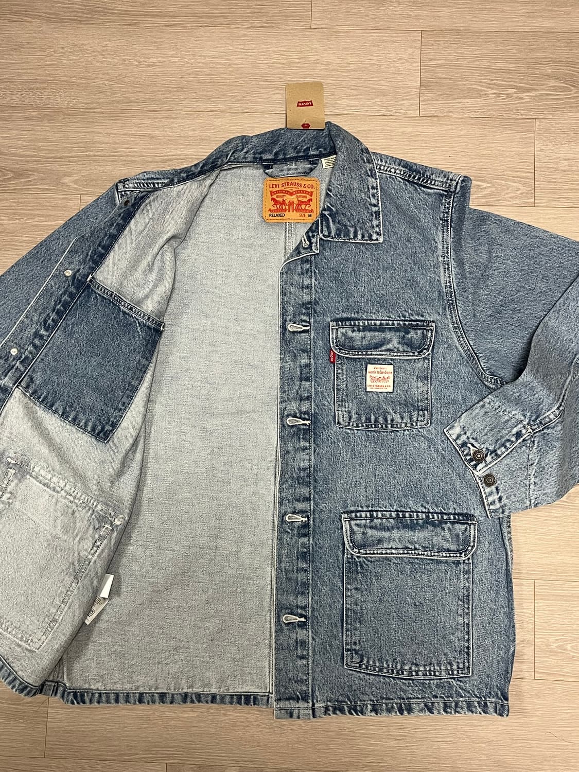(새상품) 리바이스 엔지니어드 데님 자켓, 워크 코트 상품이미지4