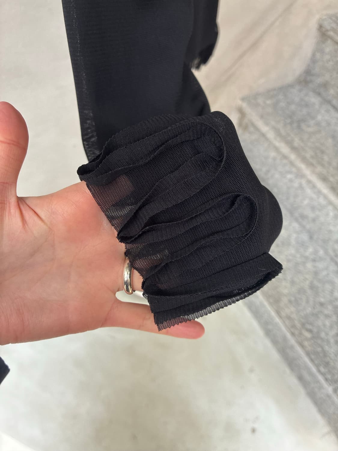 히로코 비스 HIROKO BIS 리본 블라우스 상품이미지4