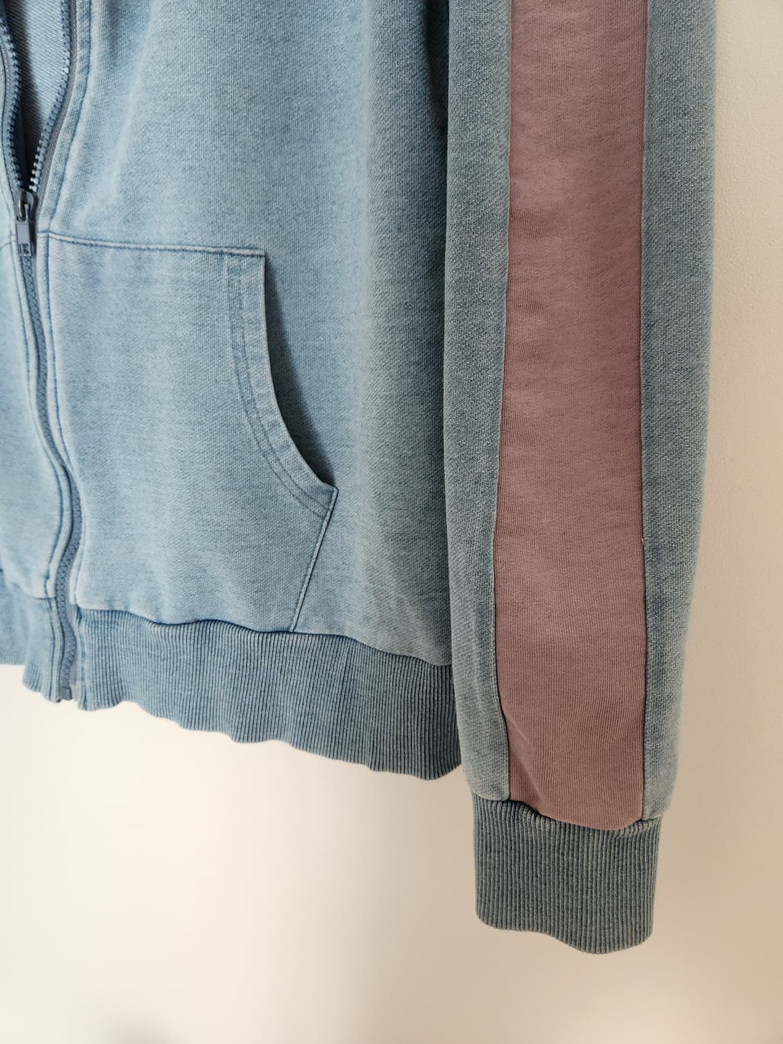 남자 연청 데님 후드집업 L 상품이미지3