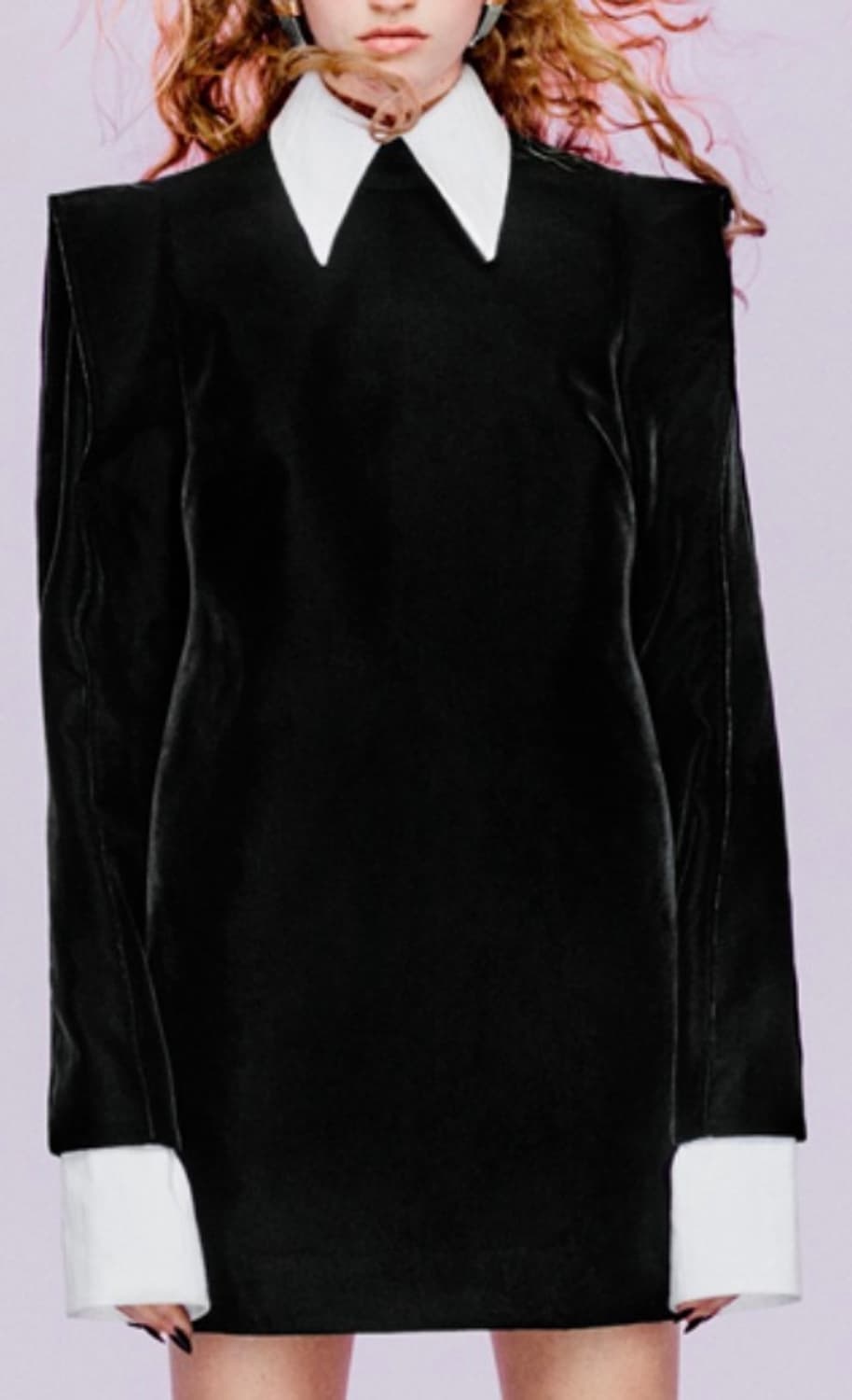 에이치앤엠 스튜디오 칼라드 벨벳 미니 드레스 상품이미지5