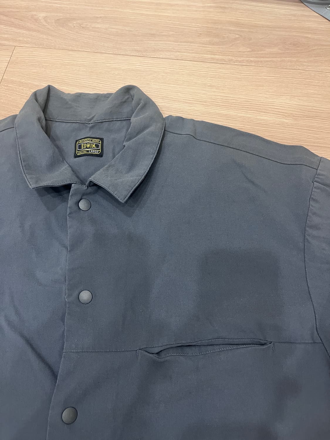 Edwin 1/2 Snap Button Shirts (L) 상품이미지1