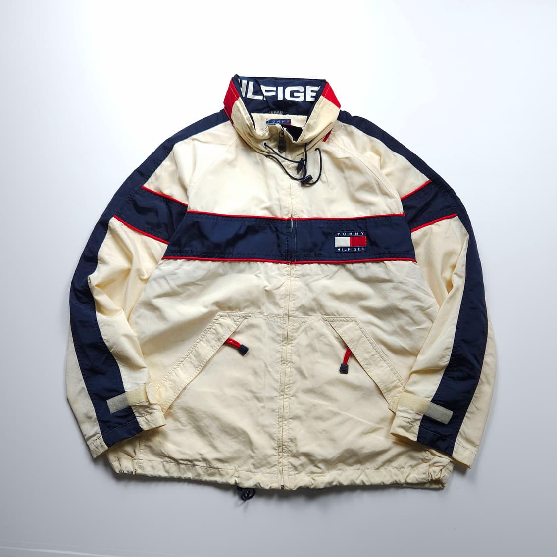 00s 타미힐피거 올드스쿨 사이드라인 자켓 (XL) 상품이미지1