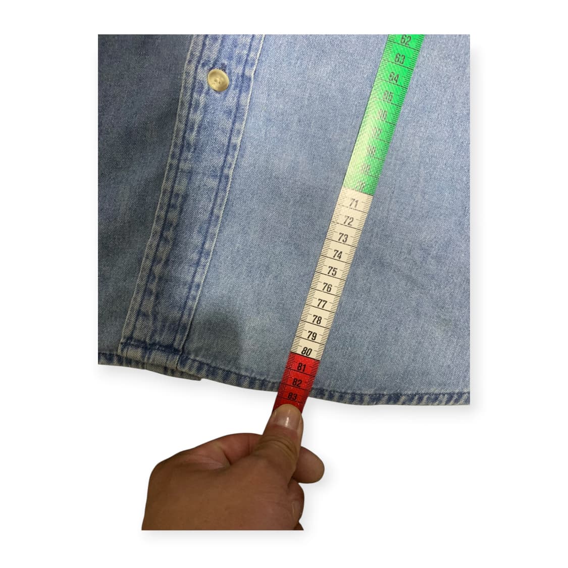 XL)칼하트 워크 셔츠 청 데님 셔츠 워크웨어 데님셔츠 상품이미지7