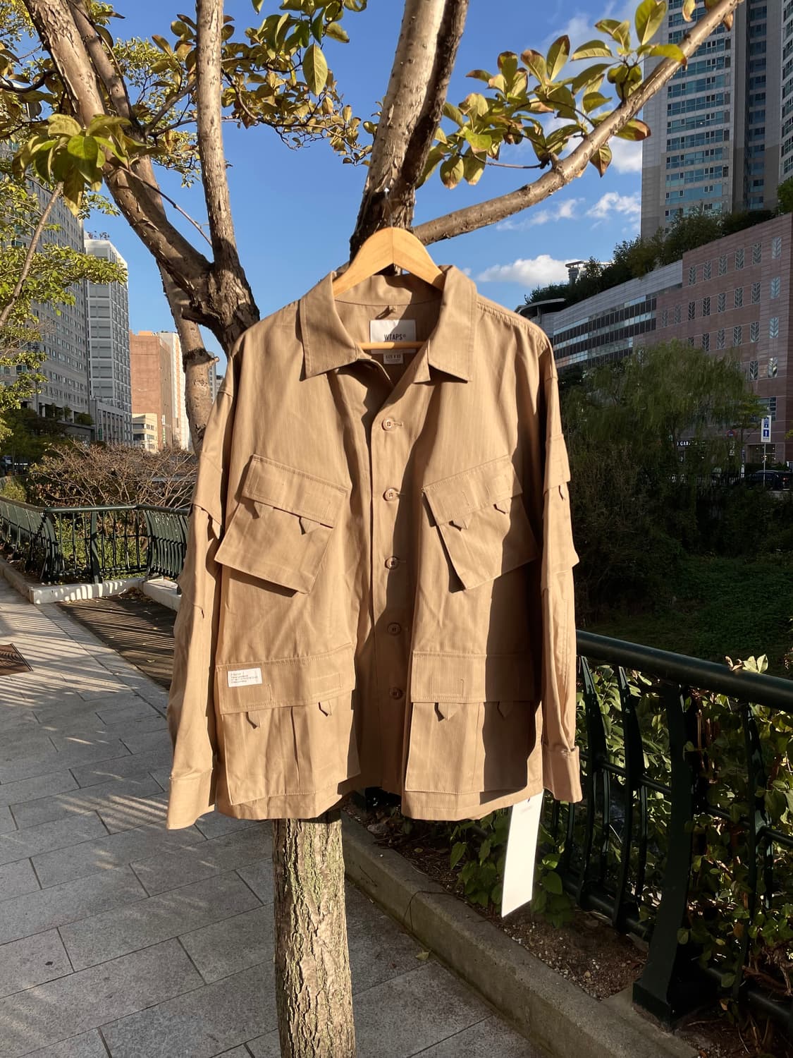 더블텝스 wtaps 21fW Modular Ripstop shirt 상품이미지1