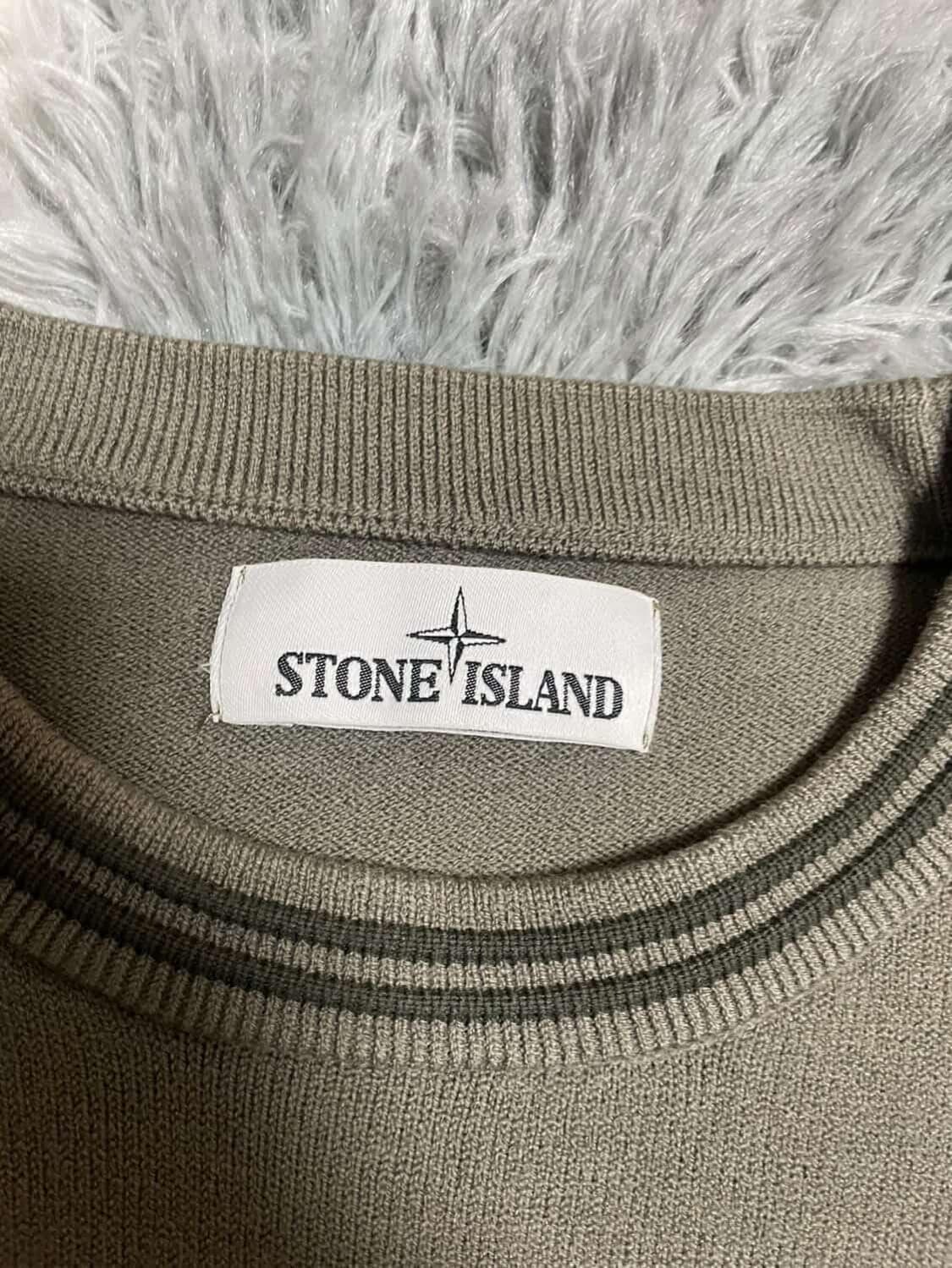 [S size] 스톤아일랜드 니트 롱슬리브 카키 상품이미지4