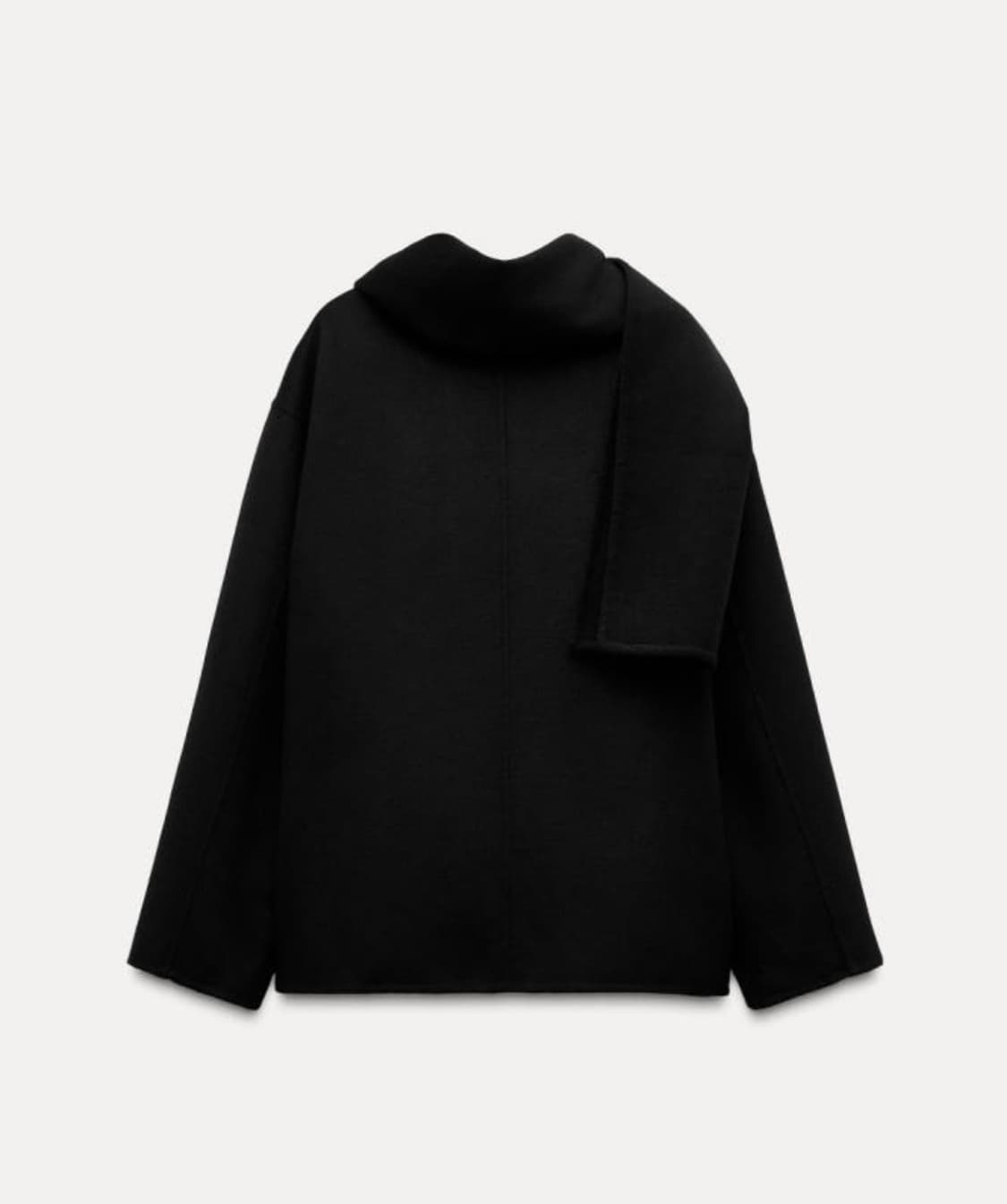 자라 울 머플러 숏코트 상품이미지2