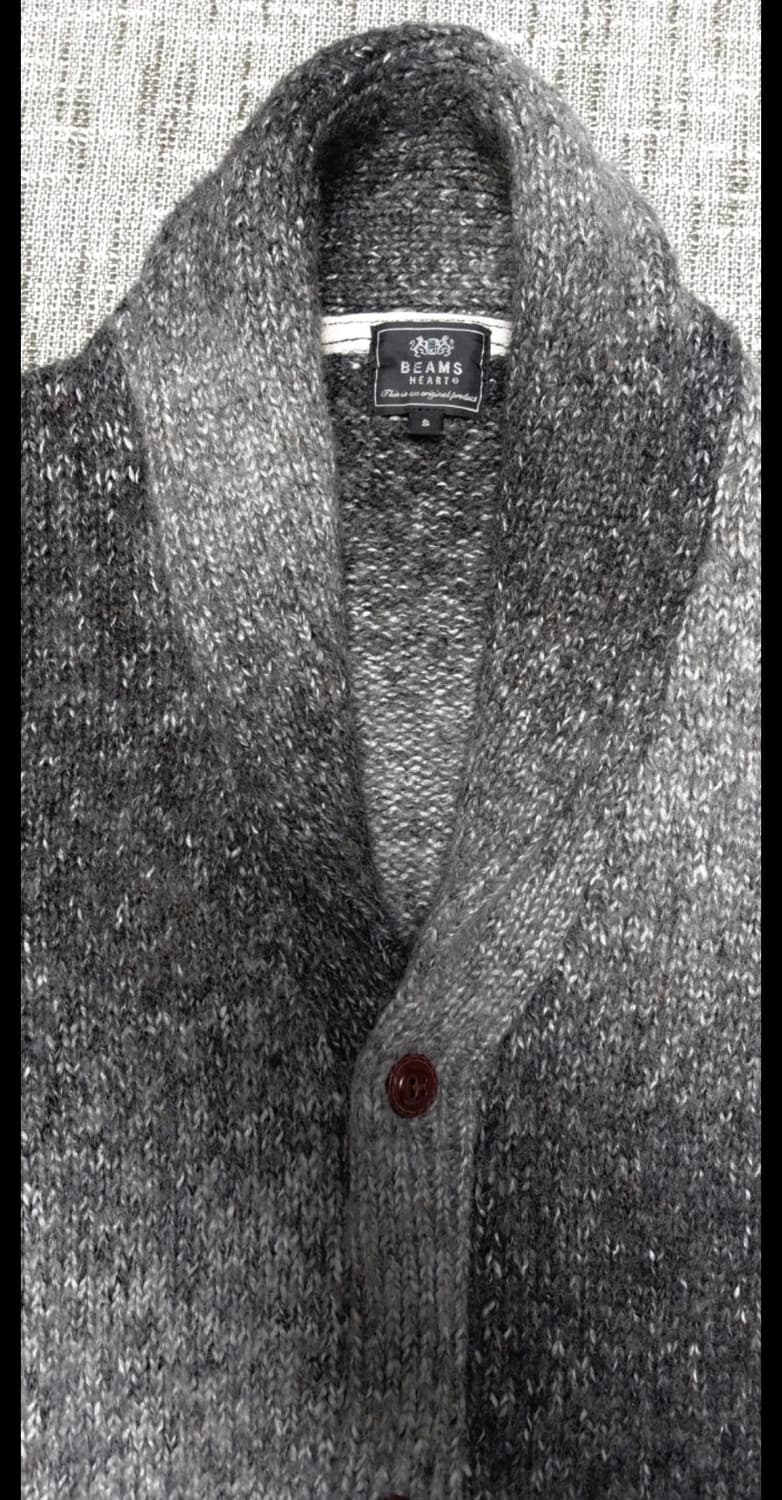 BEAMS HEART 울 가디건 (S) 남여공용 상품이미지2