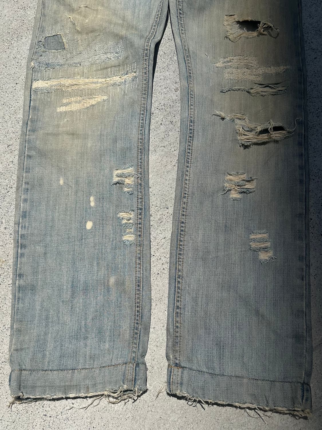 00’s Dolce & Gabbana distressed denim 상품이미지5