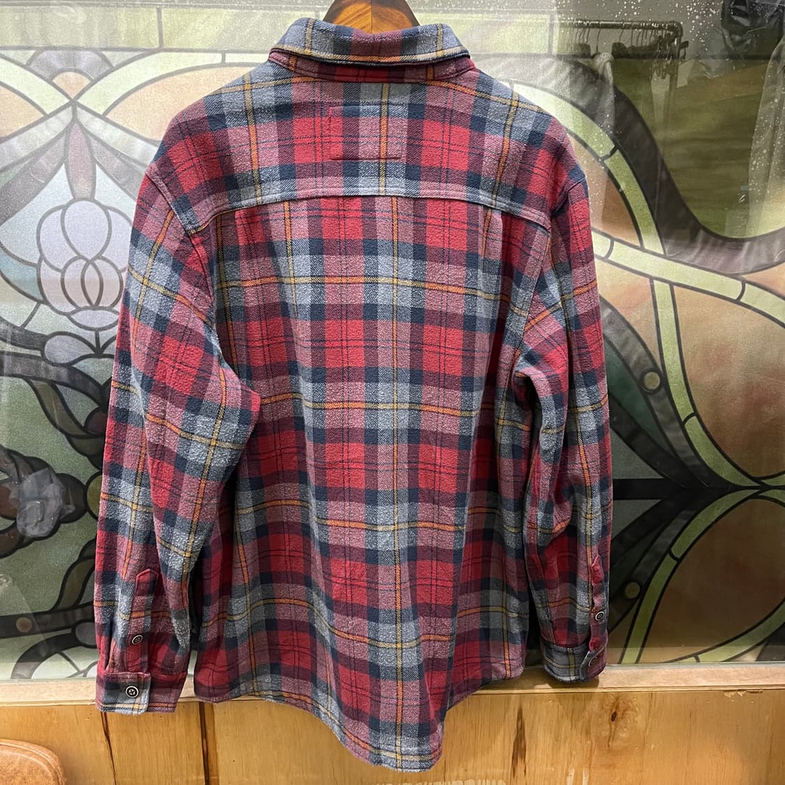 00's LEE 체크 셔츠 자켓 상품이미지6