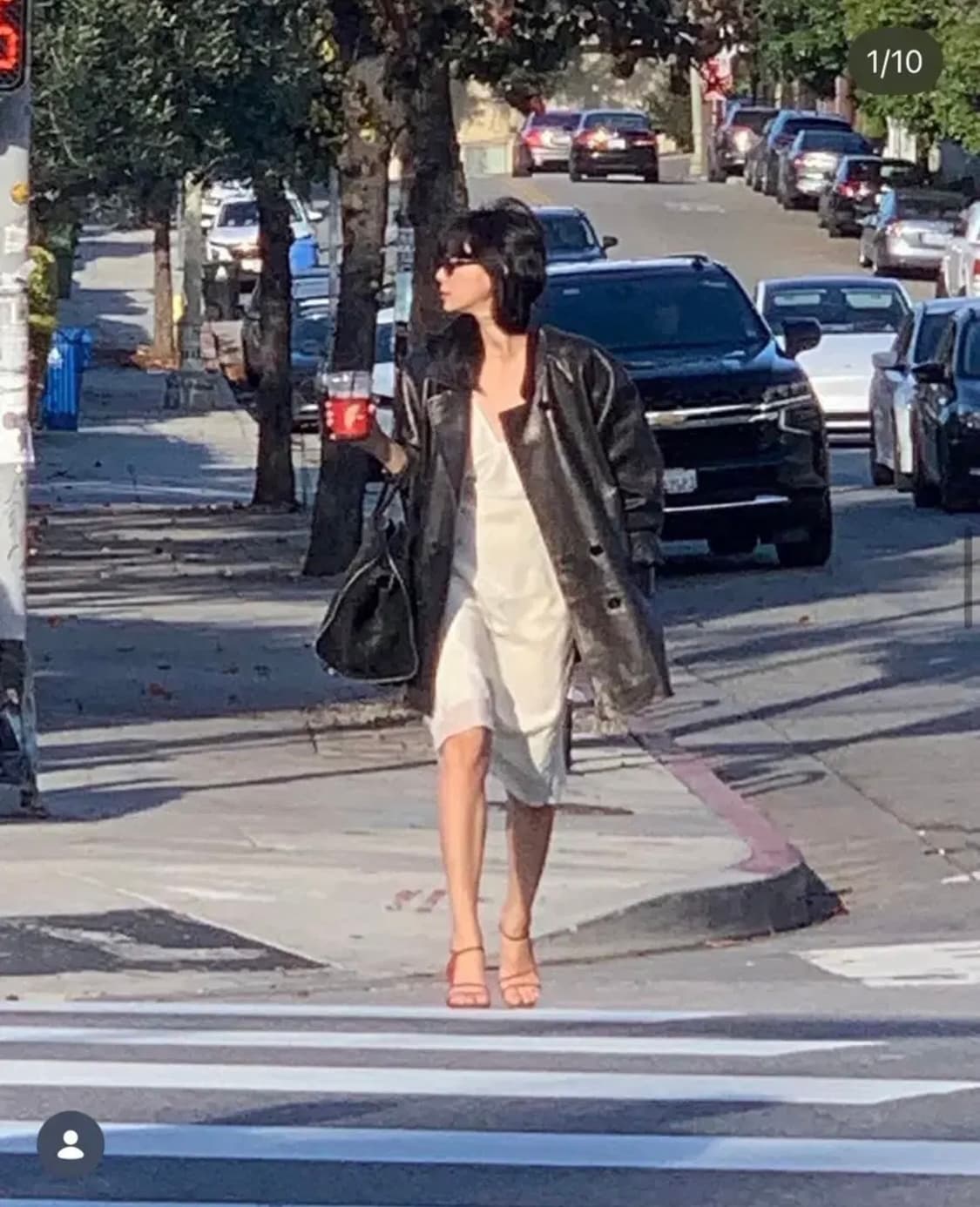 파르벵 farven 딥 브이넥 실크 원피스   상품이미지3